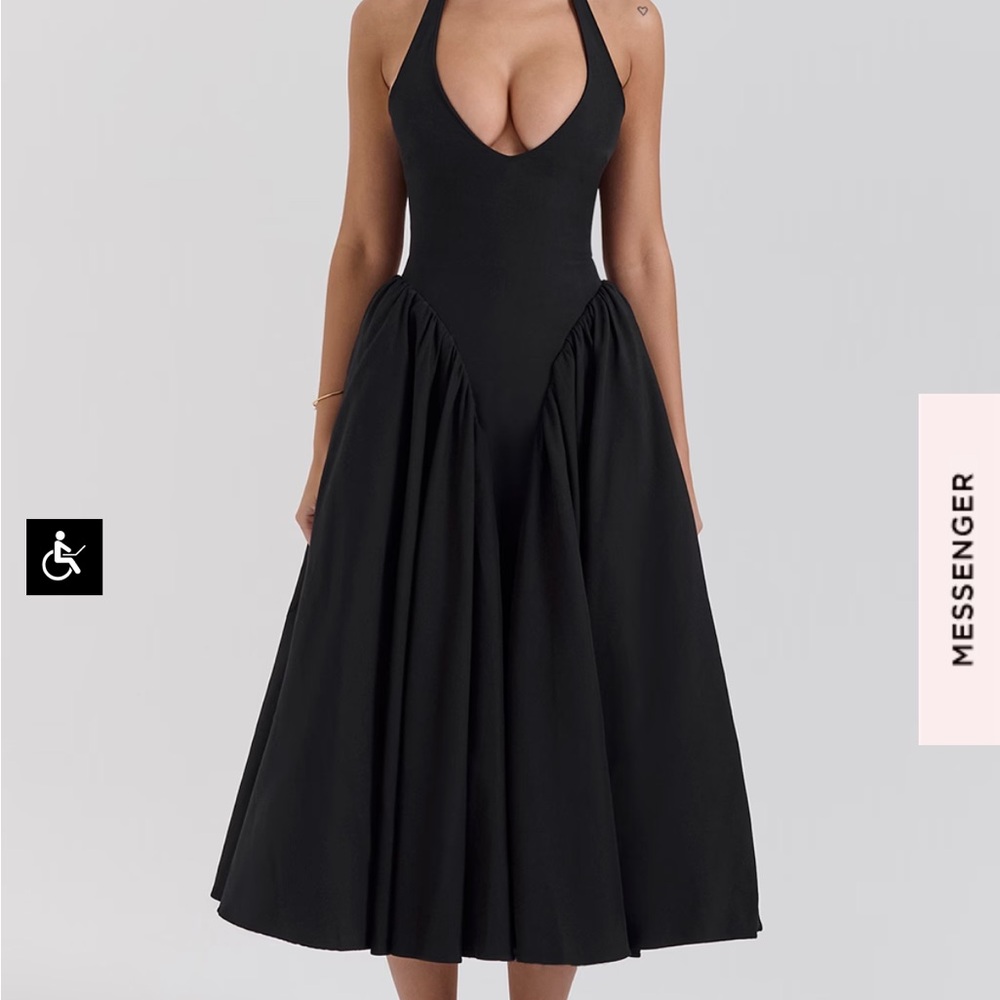 House of Cb Marilyn black dress